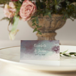 Cartão de Local de Casamento de Pedras de Jewel Mo