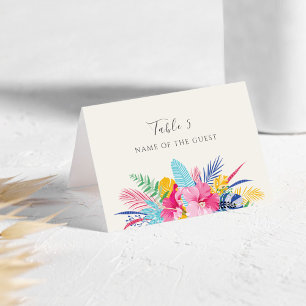 Cartão de Local de Casamento Floresta Selvagem Ver