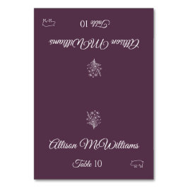 Cartão de Local de Casamento - Ícone de Elegância-