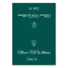 Cartão de Local de Casamento — Legância Vegetarian