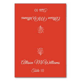 Cartão de Local de Casamento — Legância Vegetarian