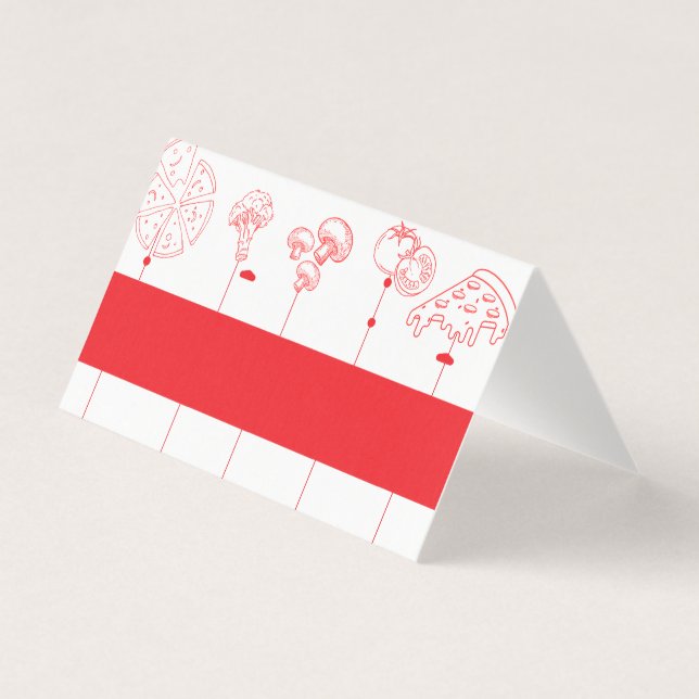 Cartão de Local de Vazio de Entrega Especial da Pi (Frente)