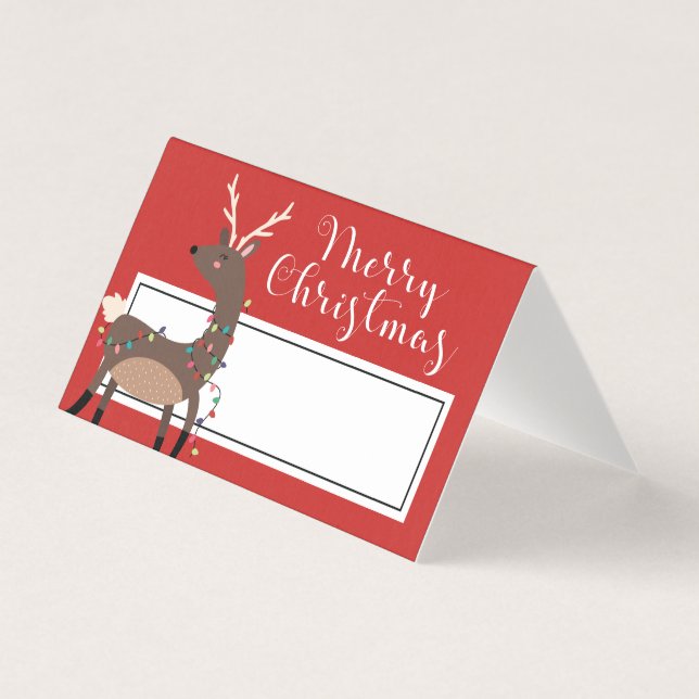 Cartão de Local Jante Natal | Feliz Natal (Frente)