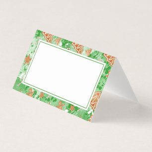 Cartão de Local Jante Natal   Pão de especiarias