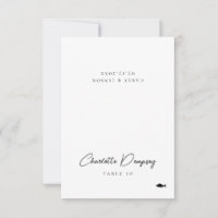 Cartão de Local Minimalista Moderno