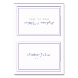 Cartão de Local Personalizado para Casamento Lavan