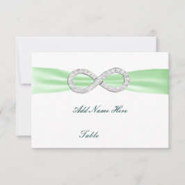 Cartão de Localização de Mesa de Casamento Diamant