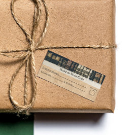 Cartão de localizador de livros do Vintage Book Cl