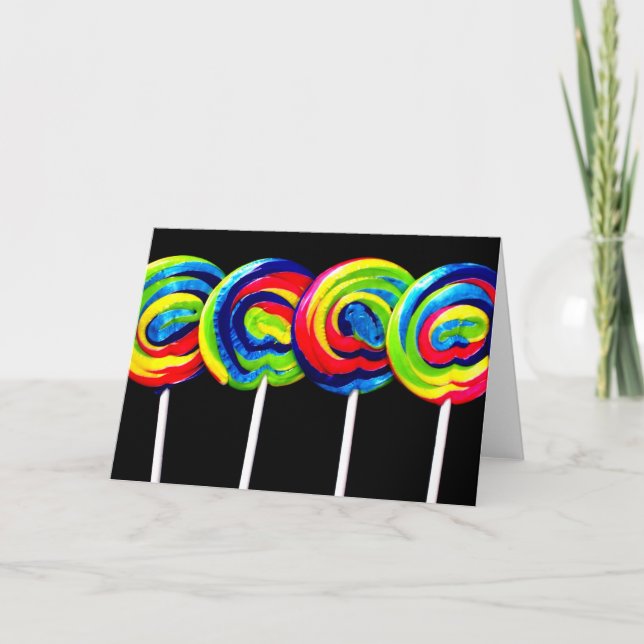 Cartão de Lollypop (Frente)