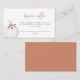 Cartão De Lugar Amber Moderno Russo Pequena Fralda de Abóbora Raff