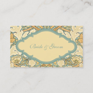 Cartão De Lugar Antiquado Vitoriano William Morris Rua James Flora