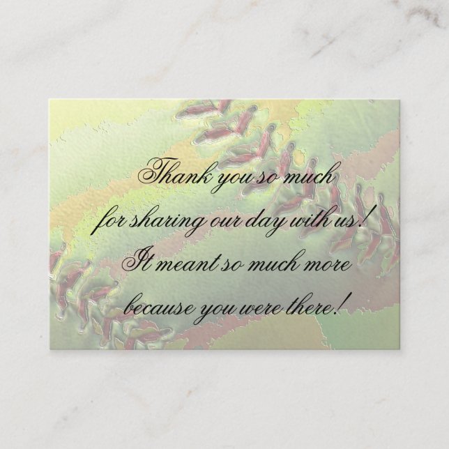 Cartão De Lugar Atribuição de Mesa de Escolta de Tema Esportivo So (Frente)