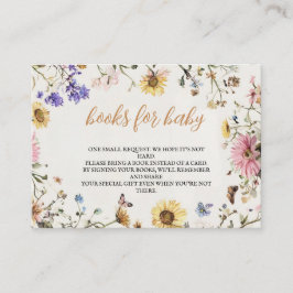 Cartão De Lugar Bebê em Bloom Livros para Bebê