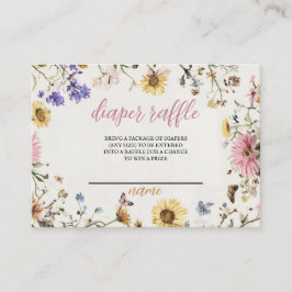 Cartão De Lugar Bebê na Fralda de Sangue Bilhete de Raffle