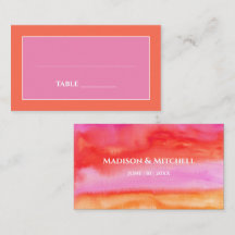 Casamento Aquarela Jardim Pôr do Sol Rosa Laranja