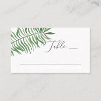 Casamento com água tropical. Folhas de palma