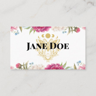 Cartão De Lugar Casamento da Mariposa da Morte - Placas