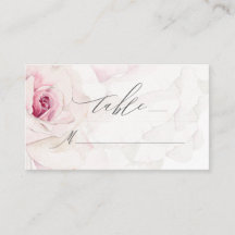 Casamento de Script Floral Floral Rosa Rosa Rosa E