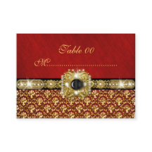 Casamento "número da mesa" de damascos vermelhos p