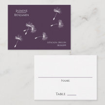 Casamento Rich Wine Purple Dandelion Seed