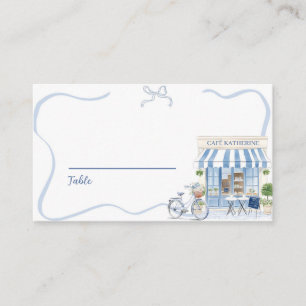 Cartão De Lugar Coquette Parisiense Café French