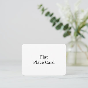 Cartão De Lugar Crie seu próprio simples arredondado 3,5" x 2,5" p