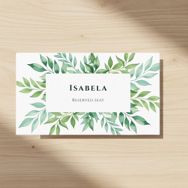 Cartão De Lugar Custom wedding placeholders, personalized wedding  (Criador carregado)