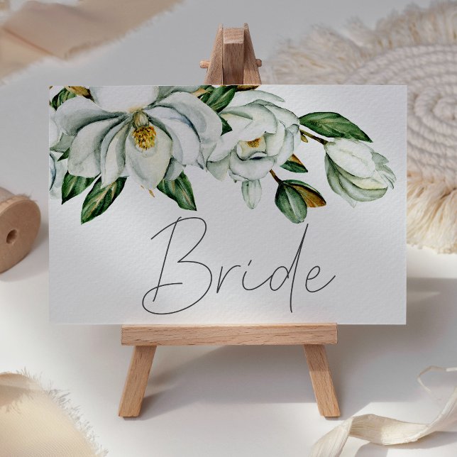 Cartão de lugar de casamento rústico floral de mag (Criador carregado)