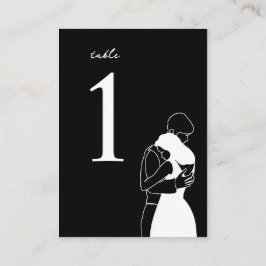 Cartão de lugar de convidado individual personaliz