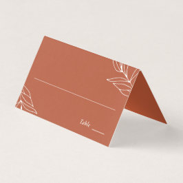 Cartão de lugar de mesa de recepção de casamento B