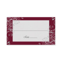 Elegante Burgundy Swirl Casamento Longo