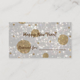 Cartão De Lugar Feliz ano novo festivo