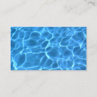 Cartão De Lugar Foto da Piscina Azul Aqua