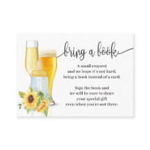 Girassóis Tragam bolhas de livro Chá de fraldas In