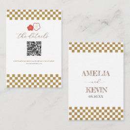 Cartão De Lugar Japanese Touch Bridal