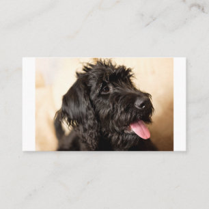 Cartão De Lugar Labradoodle Standard, Placa de Local Plano de 3,5"
