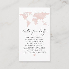 Cartão De Lugar Livro de Aventura de Mapa Rosa da CARMEN para Cart