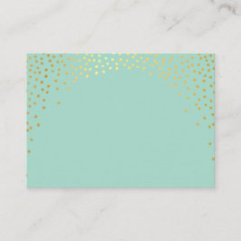 Cartão De Lugar Mini spot confetti gold Mini CARDS
