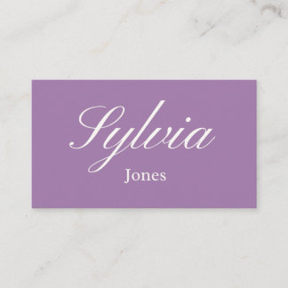 Cartão De Lugar Minimalist lilac wedding , engagement  place card
