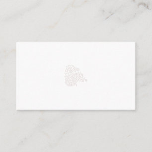 Cartão De Lugar Misty Rosa, Flush Mahogany, Decorative Design