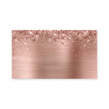 Papel Alumínio Dourado Rosa Brilhante em Branco