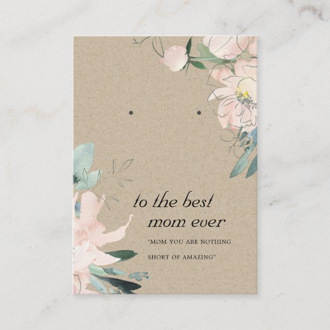 CARTÃO DE LUGAR PLACA DE EXIBIÇÃO DE EMERGÊNCIA DE MANUTENÇÃO FLOR (Frente)