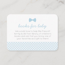 Cartão De Lugar Placa de gabinete do chá de fraldas de arco Gingha