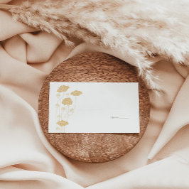 Cartão De Lugar Placa de Local Plana Vintage Art Nouveau