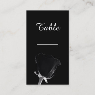 Cartão De Lugar Placa de Mesa rosa Noire
