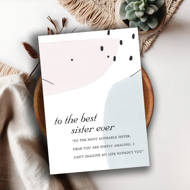 Cartão De Lugar PLACA DE OCULTAÇÃO DE PRESENTE abstrato BLUE SISTE (Criador carregado)