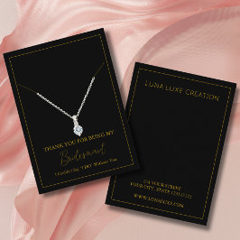 Cartão De Lugar Placa de vídeo de colar de ponte simples