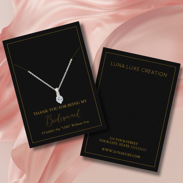 Cartão De Lugar Placa de vídeo de colar de ponte simples (Criador carregado)