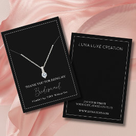 Cartão De Lugar Placa de vídeo de colar de ponte simples