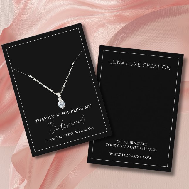 Cartão De Lugar Placa de vídeo de colar de ponte simples (Criador carregado)